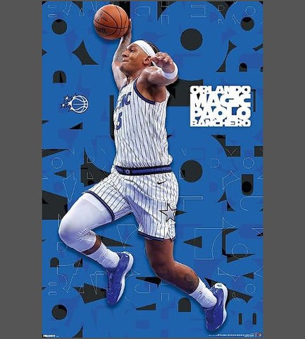 Paolo Banchero "Dynamo" Orlando Magic NBA Basketball Action Poster - Costacos 2026