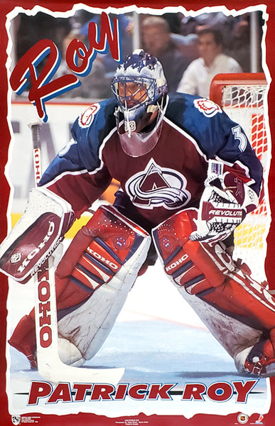 Patrick Roy "Intensity" Colorado Avalanche NHL Action Poster - Norman James Corp. 1996