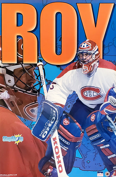 Patrick Roy "Slapshots" Montreal Canadiens Poster - Starline Inc. 1994