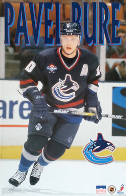 Pavel Bure "Whale" Vancouver Canucks NHL Hockey Action Poster - Starline Inc. 1998