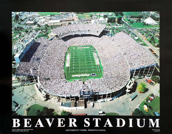 Penn State Football Beaver Stadium "From Above" Premium 22x28 Poster - Aerial Views