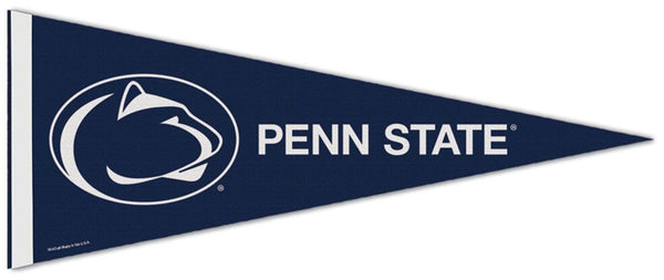 Gagliardetto Penn State Nittany Lions - Bandierina In Feltro 30x76 Cm, Decorazione Ufficiale NCAA