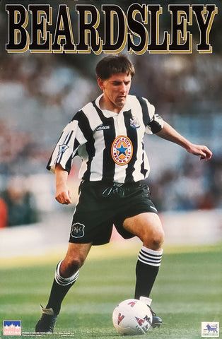 Peter Beardsley "Superstar" Newcastle United 1996 EPL Action Poster - Starline Inc.