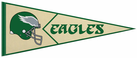 Philadelphia Eagles Alt-Retro-Style Official NFL Football Team Felt Pennant - Rico Inc.