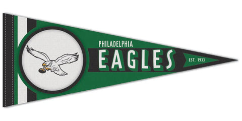 Philadelphia Eagles NFL Retro-1980s-Style Premium Felt Collector's Pennant - Wincraft Inc.