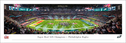 Philadelphia Super Bowl LIX (2025) CHAMPIONS Panoramic Poster Print - Blakeway Worldwide