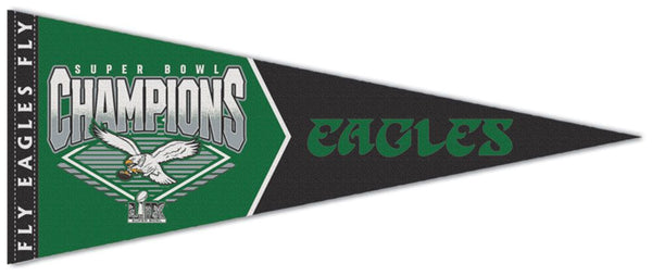 Philadelphia Eagles Super Bowl LIX Champions (2025) "Fly Eagles Fly" Premium Felt Collector's Pennant - Wincraft