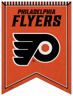 Philadelphia Flyers NHL Hockey Team Premium Felt 18x24 Rafter Banner - Rico Inc.