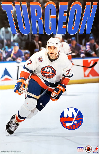 Pierre Turgeon "Prime" New York Islanders Poster - Starline 1993