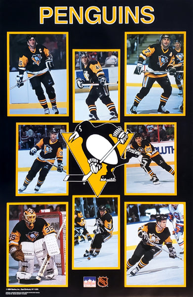 Pittsburgh Penguins 1989 8-Player Superstars In Action NHL Hockey