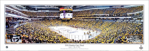 Pittsburgh Penguins 2016 Stanley Cup Game Night Panoramic Poster Print - Everlasting Images Inc.