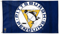 Pittsburgh Penguins Vintage Hockey Retro-1967-Style Official NHL Hockey Team 3'x5' Flag - Wincraft