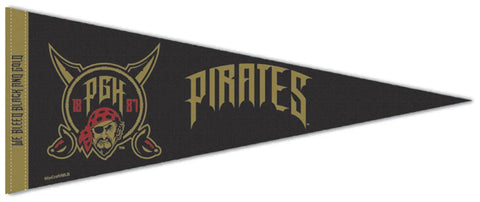 Pittsburgh Pirates "Gold-Blooded" Official MLB City Connect Style Premium Felt Pennant - Wincraft 2026