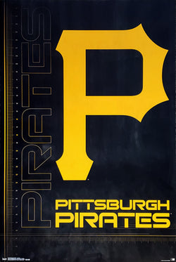 Pittsburgh Pirates Official MLB Baseball Team Logo Poster - Trends International