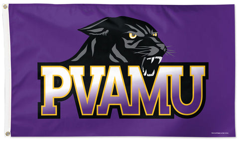 Prairie View A&M University PANTHERS Official NCAA Deluxe 3'x5' Team Logo Flag - Wincraft