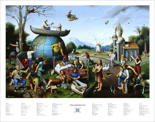 Proverbidioms II by T.E. Breitenbach Official 22x28 Poster Print