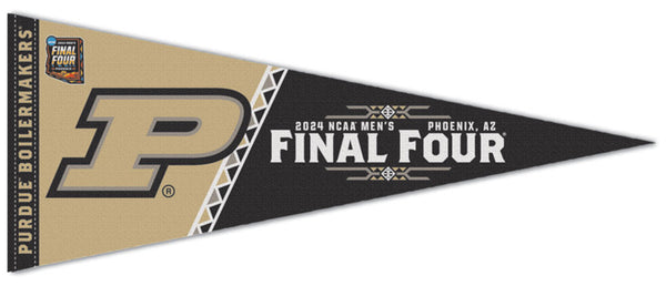 Purdue Boilermakers 2024 NCAA Men's Basketball Final Four Official Premium Felt Pennant - Wincraft