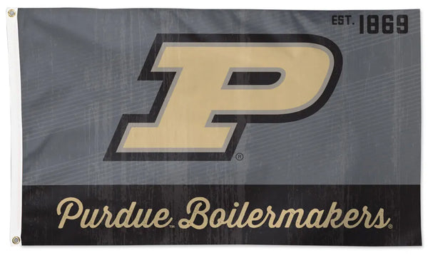 Purdue Boilermakers Retro-1950s-Style Official NCAA Deluxe-Edition 3'x5' Flag - Wincraft Inc.