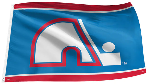 Quebec Nordiques NHL Hockey Classic 3'x5' Official Team Banner FLAG - InGlasCo