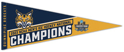 Quinnipiac Bobcats 2023 NCAA Men's Hockey National Champions Premium Felt Pennant - Wincraft Inc.