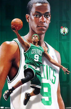 Rajon Rondo "Superstar" Boston Celtics NBA Basketball Action Poster - Costacos 2010