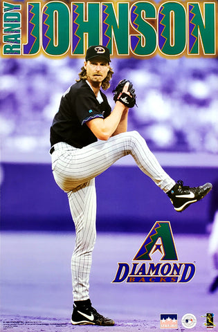 Randy Johnson "Gunslinger" Arizona Diamondbacks Poster - Starline 1999