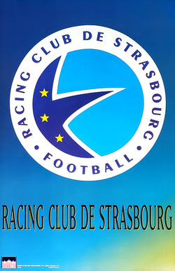 Racing Club de Strasbourg Ligue 1 Football Official Team Crest Logo Poster - Starline 1998