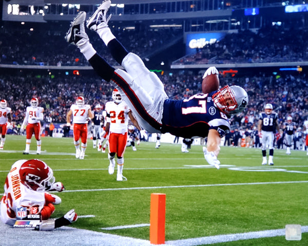 Rob Gronkowski "High-Flyer" New England Patriots Premium Poster Print - Photofile 16x20
