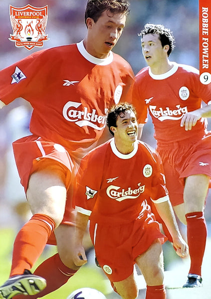 Robbie Fowler "Action" Liverpool FC EPL Football Action Poster - UK 1999