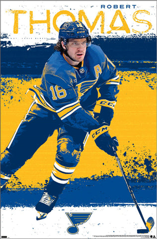 Robert Thomas "Superstar" St. Louis Blues Official NHL Hockey Poster - Costacos Sports