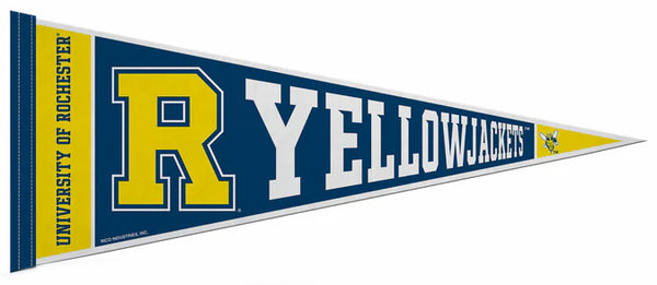 University of ROCHESTER YELLOWJACKETS Official NCAA Team Felt Pennant - Rico Inc.