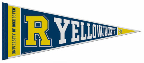 University of ROCHESTER YELLOWJACKETS Official NCAA Team Felt Pennant - Rico Inc.