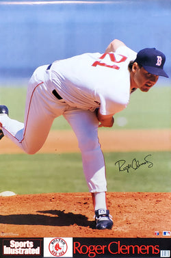 Roger Clemens "Signature Series" Boston Red Sox Poster - Marketcom/SI 1991