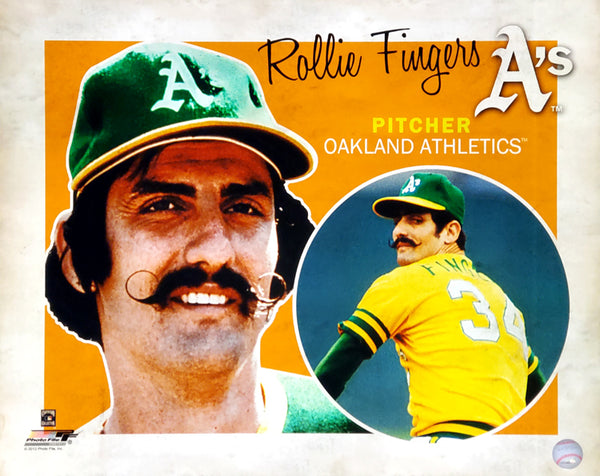 Rollie Fingers "Retro SuperCard" Oakland A's Poster - Photofile 16x20
