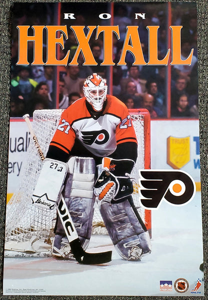 Ron Hextall "Flyers Classic" Philadelphia Flyers NHL Hockey Poster - Starline 1992