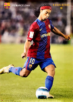 Ronaldinho "Superstar" FC Barcelona Football Soccer Action Poster - CPG 2007