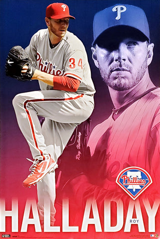 Roy Halladay "Ace" Philadelphia Phillies MLB Baseball Poster - Costacos 2010