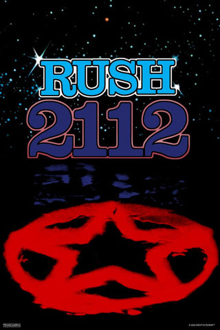 Rush 2112 (1976) Classic Album Cover Progressive Rock Music Poster - Pyramid Posters
