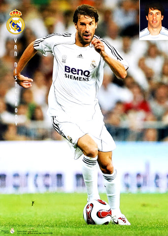 Ruud Van Nistelrooy "Real Action" Real Madrid Football Soccer Poster - CPG 2007