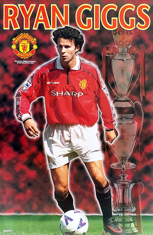 Ryan Giggs "Champion" Manchester United FC Poster - Starline Inc. 1999