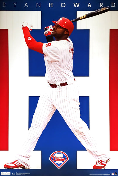 Ryan Howard "H for Homer" Philadelphia Phillies MLB Action Poster - Costacos 2011