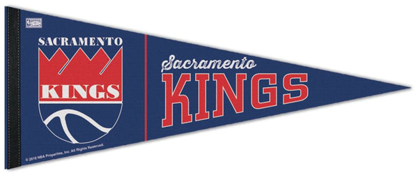 Sacramento Kings Retro 1985-94-Style NBA Basketball Premium Felt PENNANT - Wincraft Inc.