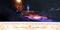 Salt Lake 2002 Winter Olympic Games Opening Ceremony Commemorative Poster - Fine Art Ltd. 2002