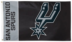 San Antonio Spurs NBA Basketball Official 3'x5' Deluxe-Edition Team Flag - Wincraft Inc.
