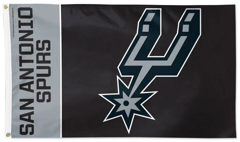 San Antonio Spurs NBA Basketball Official 3'x5' Deluxe-Edition Team Flag - Wincraft Inc.