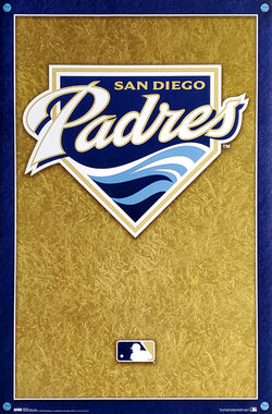 San Diego Padres Official MLB Team Logo Poster (2004-2010) - Costacos Sports