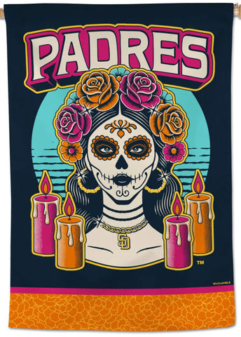 San Diego Padres "La Catrina" MLB City Connect Premium 28x40 Wall Banner - Wincraft Inc.