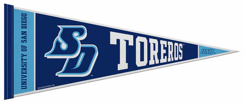 University of San Diego USD Toreros Official NCAA Team Felt Pennant - Rico Inc.