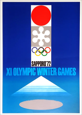 Sapporo 1972 Winter Olympic Games Official Poster Reproduction - Olympic Museum