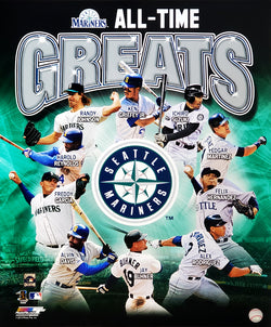 Seattle Mariners Baseball All-Time Greats (10 Legends) Premium 20x24 Poster Print - Photofile